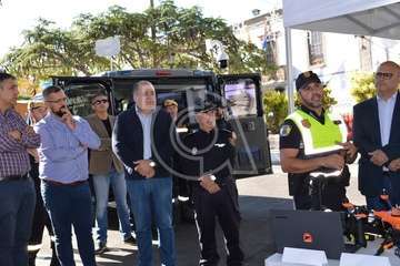 La Policía Local de Telde presentó este viernes su Unidad de Drones (Foto TA)